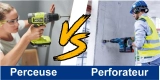 Quelle est la différence entre une perceuse et un perforateur ? 
